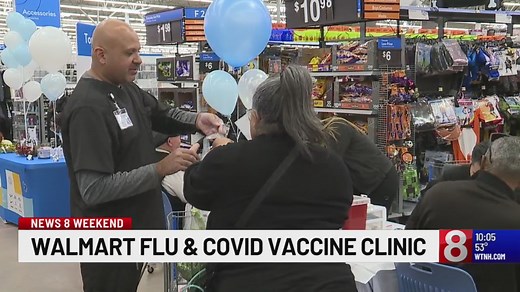 Walmart and Hartford Healthcare holding COVID, flu shot clinics