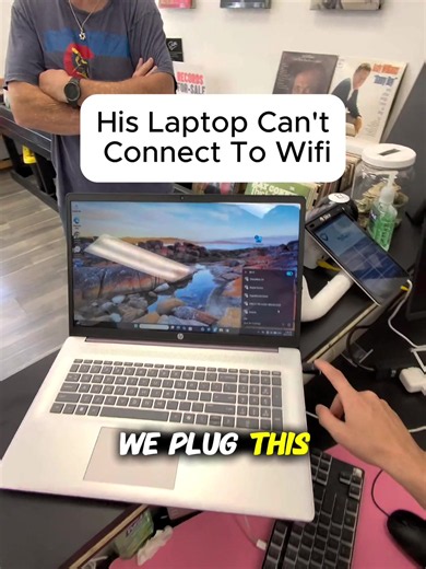 🚨His Laptop Can’t Connect To Wifi!!!🛜 Are you having a tech problem? We accept mail ins! We have a Mail-In Link that’s in our bio and we’ll bring your device back to life! 🩺💊 #phonerepair #phone #tech #phonecase #repair