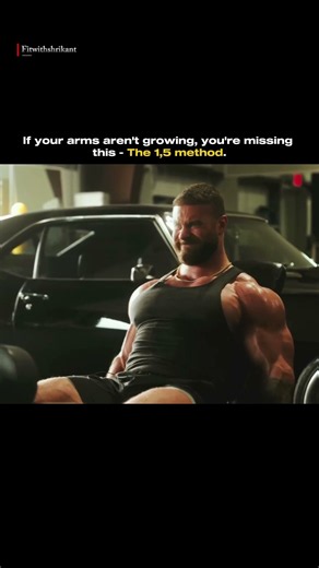 The 1.5 Rep Method: Maximize Bicep Time Under Tension 🤯 #cbum #motivation #fitnesstips #gym