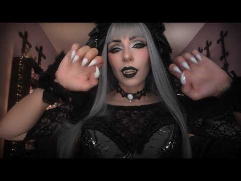Clingy Goth Cat Girl Helps You Sleep 🖤 ASMR