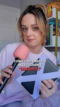 You’re using your Kindle wrong ‼️ Change these 3 Kindle Settings RIGHT NOW! #kindle #kindlehacks