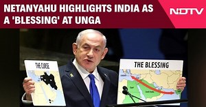 Netanyahu At UN General Assembly | Netanyahu Highlights India AS A 'Blessing' At UNGA