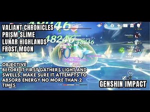 [Genshin Impact Valiant Chronicles] Prism Slime: It Attempts To Absorb Energy No More Than 2 Times