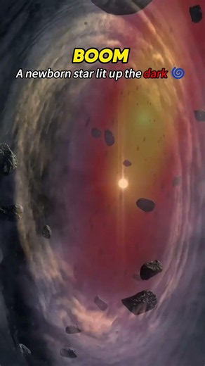 How the Solar System Was Born ☠️🌌 (Explained in 30s)"#space #sun #earth #universe