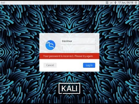 HOW TO RESET KALI LINUX PASSWORD; I forgot my kali linux password