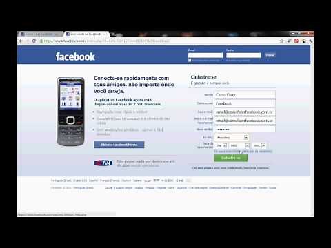Como Fazer Facebook