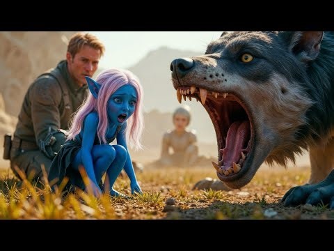 „Mein Welpe frisst dich nicht? Seltsam!“ – Winziges Alienmädchen auf Riesenbestie fragt Menschen