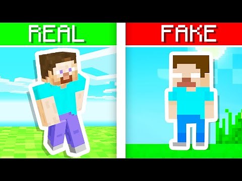 Playing FAKE Minecraft Games..