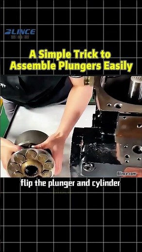 A Simple Trick to Assemble Hydraulic Pump Plungers #blince