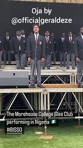 The Morehouse College Glee Club, Atlanta performs “Obi Dimkpa” by HRH, Prof Laz Ekwueme. This remains a beautiful cultural exchange! @officialgeraldeze played the introductory oja piece to the music and gave the music the required ambience. Notice that he has been the major proponent of Oja music, particularly as he is able to apply it in jazz, Afrobeats, reggae and choral music! Gerald Eze Mmaduabuchi is a lecturer at the department of Music, Nnamdi Azikiwe University, Awka. He is also the foun