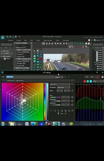 how to change color of video in vscd