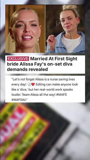 Married At First Sight bride Alissa Fay's on-set diva demands revealed #celebrity