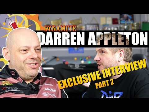 Darren Appleton - Exclusive Interview Part 2 | 8 Ball pool tips and techniques