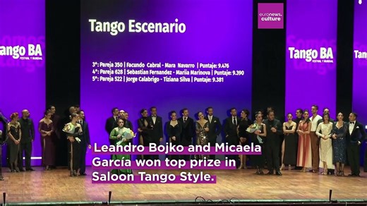 It takes two: Argentine dance partners win big at world tango awards