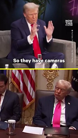 Trump caught napping again