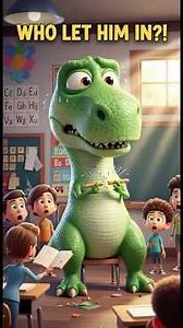 Dinosaur in Class?? #cartoonshorts