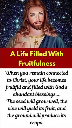 A Life Filled With Fruitfulness