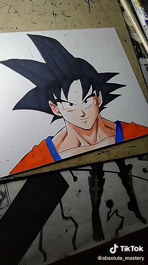 Replying to @brogobetall3 How to draw an anime hair, #artistsoftiktok #foryou #drawing #sss #animedrawing #fypシ #viral #fyp #zyxcba #tutorial #dragonball #goku #supersaiyan