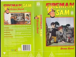 Fireman Sam Brass Band Australian VHS