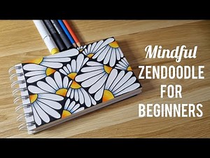 Simple Floral Zendoodle for Beginners!