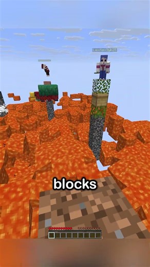 Pillars of fortune with lava on the short map