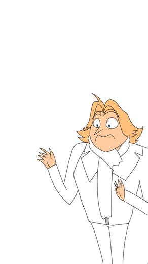 Gru pretending to be Dru and Dru catches him and gets yelled at