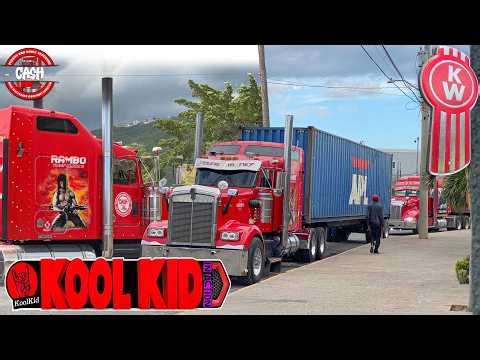 Kool Kid In Action | Heel & Toe | Shifting 18 Speed | Cash Money Crew | Detroit 14L | Kenworth W900