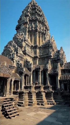Inside the Iconic Towers of Angkor Wat 🇰🇭✨ #travel