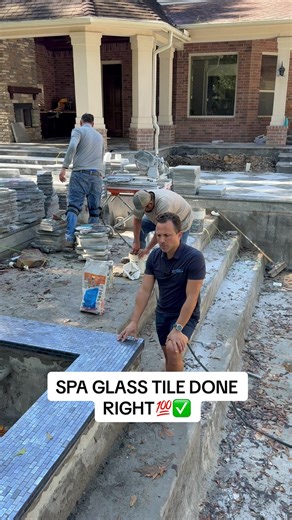 Spa Glass Tile Installation Tips for Your Pool