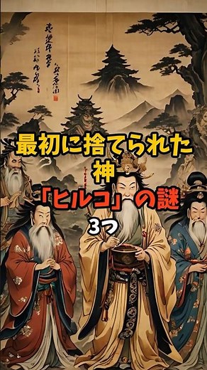 なぜ日本神話から消されたのか #ひるこ #都市伝説