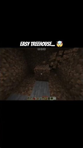 I made a simple treehouse #minecraft #minecraftshorts #minecraftbuilding