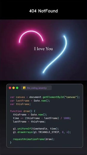 I love you heart animation #coding #python #javascript #code #developer #codes #pycharm #pyodide