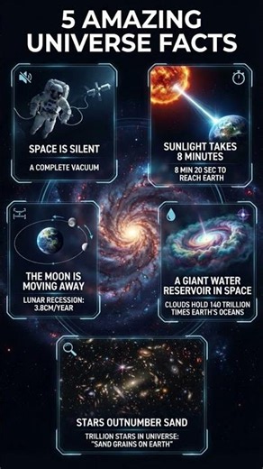 Explore 5 amazing facts about space!! #didyouknow