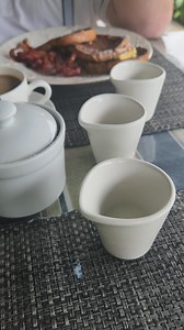 Mag eat tayu lumpia with apple mango vanilla ice cream & bacon fried toast | Villa Lancaster