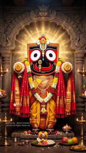 Adarsh Kumar on Instagram: "Jay Jagannath Ji 🙏🚩⭕❗⭕🙏🚩 . . . . 📸 Follow : @AiArtistAdarsh ⚠️ AI Generated Sacred Artwork | Copyright Protected ❌ Do not repost, edit, or reuse without permission 🔒 © All Rights Reserved 📢 ❤️ Like | ✨ Share | 🔖 Save | 🙏 Follow @AiArtistAdarsh for more Divine Strength & Bhakti Art . . . . #aiartistadarsh #explorereelfeed #jayjaganathaswami⭕‼️⭕ #jayjagannthdhama🕉️puri🙏 #jaganathtemple"