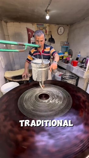 This Isn’t Fabric… It’s Edible! Traditional Kadayif Making 😱 #kadayif #turkishfood #streetfood