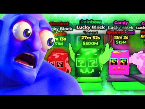 Kinyitottam 80+ Lucky Blockot a Steal a Brainrotban!