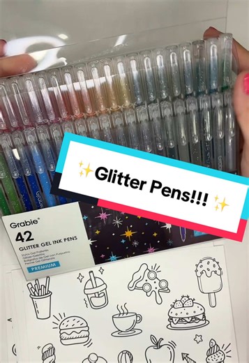 Unboxing the Grabie Glitter Gel Pens: A Glittery Adventure!