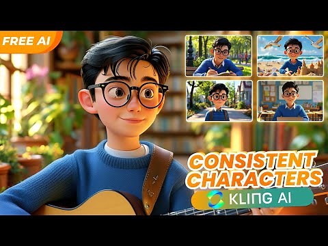 Full Course - How to Create 3D Consistent Character with Kling AI