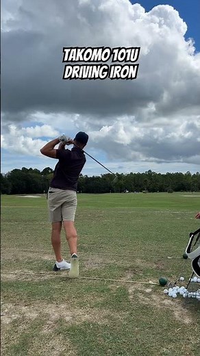 Testing the Takomo 101U Driving Iron #golf #golfclub #golfswing