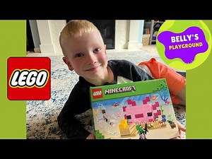 LEGO MINECRAFT AXOLOTL HOUSE - Video for Kids