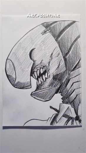 How to Draw Reze Side Profile ✏️✨️ #howtodraw #creativeart #chainsawman #shorts #米津玄師​ #IRISOUT​