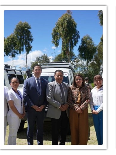 El Gobierno de Daniel Noboa prioriza la salud preventiva con la entrega de una flota de 40 vehículos refrigerados para distribución de vacunas y el lanzamiento del manual de inmunizaciones 2026 En el Helipuerto del SIS ECU 911 (Itchimbía, Quito), el Gobierno Nacional marcó un hito en la salud pública con la presentación oficial del Manual de Inmunizaciones 2026 y la entrega de la primera flota propia de 40 vehículos refrigerados especializados para el transporte seguro de vacunas. Esta actualiza