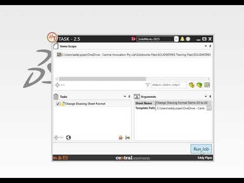 Change Drawing Sheet Format