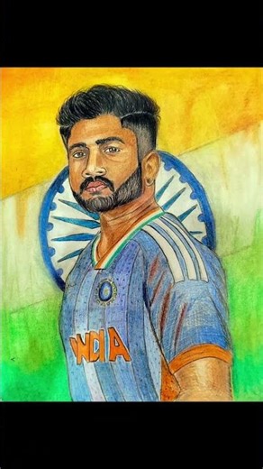Sanju Samson || India Won the World Cup 🏆 #art #drawing