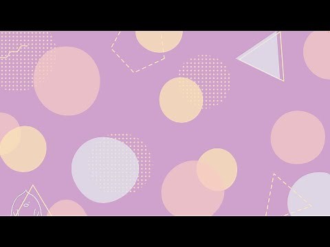 Free Cute Moving Shapes Loop Background