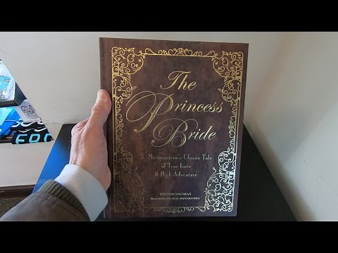 THE PRINCESS BRIDE DELUXE EDITION BOOK ILLUSTRATED WILLIAM GOLDMAN BOOKS CLOSE UP AND INSIDE LOOK