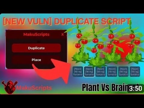 Best Script for Plants Vs Brainrots, Dupe Script [ No Key ]