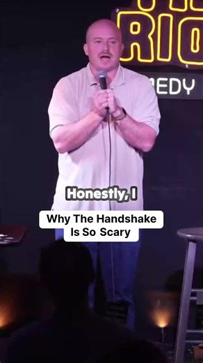 The mystery of the perfect handshake, solved? 🤔 This clip hilariously dives into the perceived choreography and high-stakes negotiation of greeting a Black guy. From handshakes to full-on dance moves... where does it end?! Someone's overthinking that initial connection, leading to a wild theory about why other cultures just bow! 😂 You *have* to see this take on social dynamics. #HandshakeStruggles #ComedyClips #CulturalObservations #FunnyVibes #StandUp