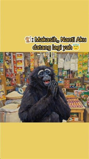 Apakah sekarang Lebih baik berteman dengan orang utan daripada orang benaran😁 #siamang #animals